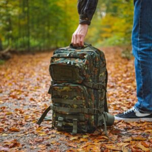 Militær camo skoletaske | 3-9 klasse