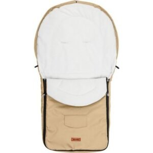 Sensillo Cappuccino Fleece-Sovepose Til Barnevogne (95X40)