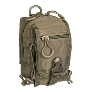 Sidetaske til skoletaske | til mobil, pung og nøgler - Army Grøn