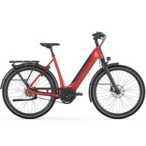 Gazelle Ultimate C8+ Belt - Elcykel - 8 gear - 500Wh - Red 57 cm