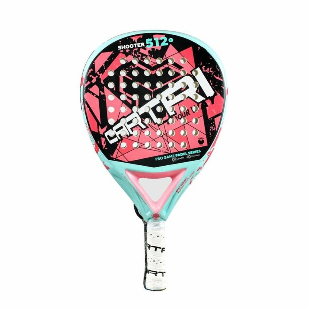 Padel bat Cartri Shooter 512º Multifarvet Laksefarvet