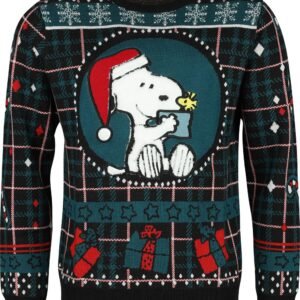 Peanuts Christmas Jumper - Snoopy Julesweater - S till XXL - Herrer - multifarvet