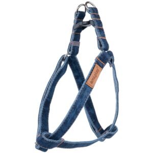 Amiplay Amiplay - Hundesele, Denim Collection, Størrelse L, 40-75 Cm X 2 Cm Marineblå