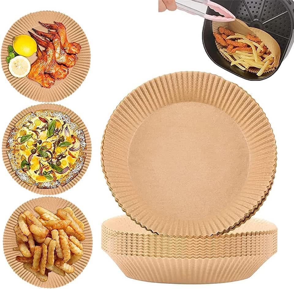 400-Pak - AirFryer Papir - 16 cm Air fryer