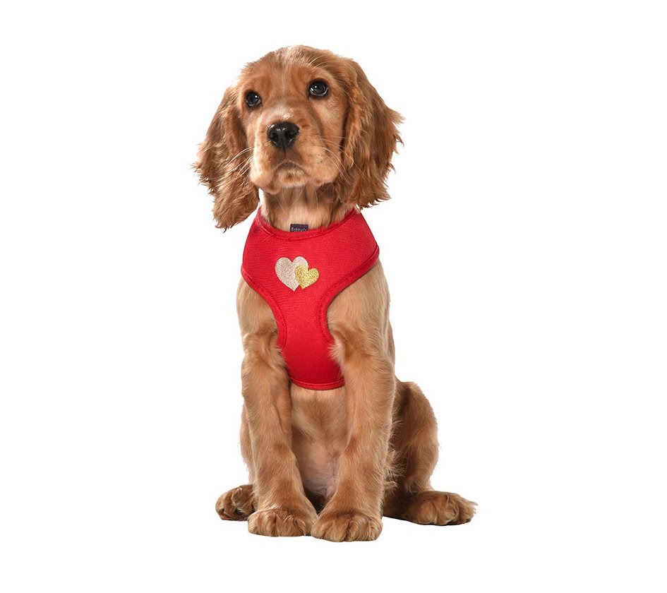 Bobby Dejlig Nylon Hundesele T-Shirt - Rød (S)
