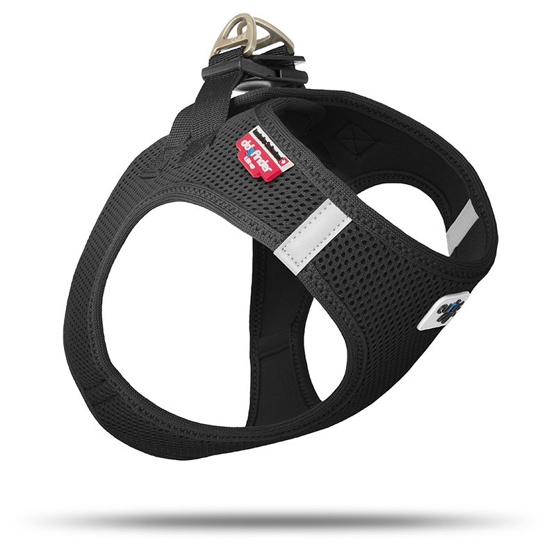 Curli Vest Air-Mesh Kølefunktion hundesele - Sort (3XS)