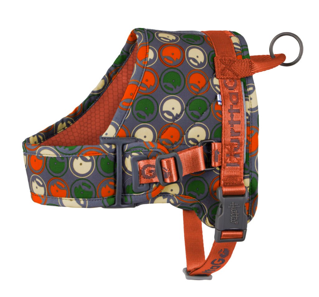 Hurtta Go Hundesele - Sunset Red (65-80 cm)