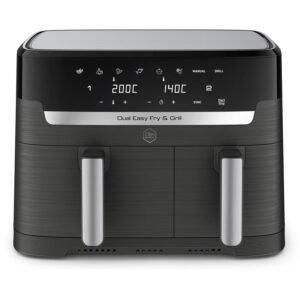 OBH Nordica Dual Easy Fry & Grill Black Airfryer