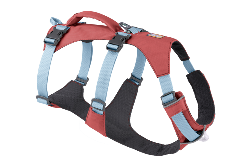 Ruffwear Flagline Hundesele - Lakserød (XXS)