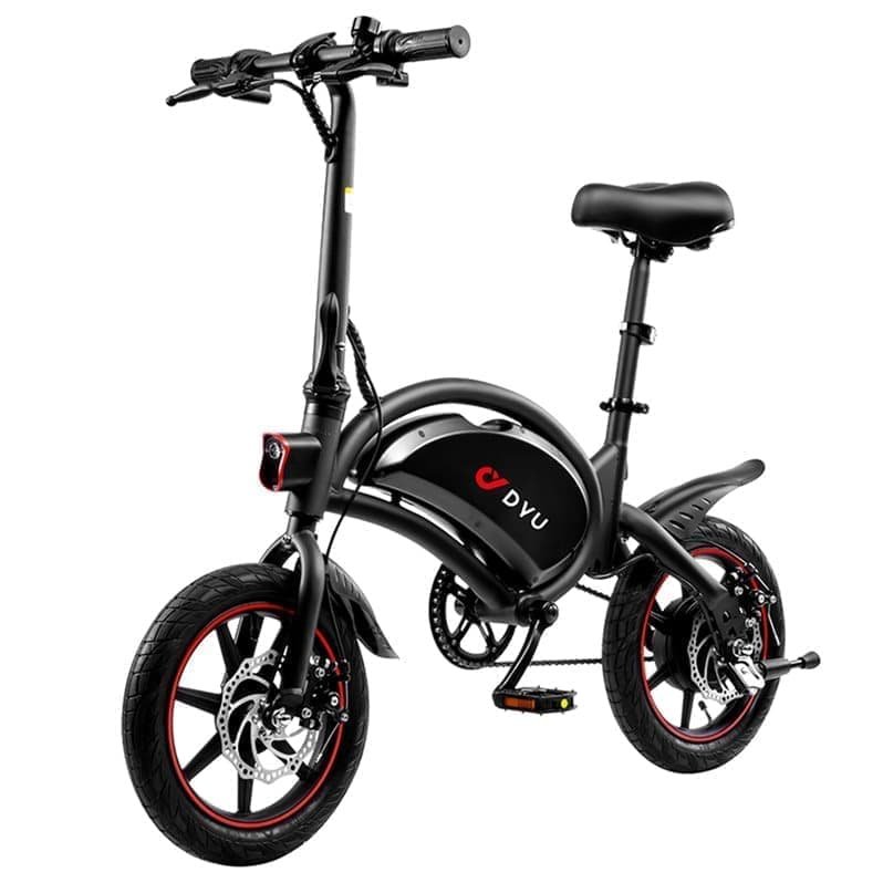 Voksen elcykel 50 km rækkevidde, 250W motor, letvægts foldbar pendlercykel med indbygget batteri
