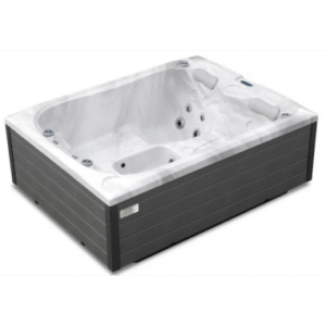 EMERALD Udendørs plug&play spa med termodække 216 x 165 cm