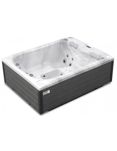 EMERALD Udendørs plug&play spa med termodække 216 x 165 cm
