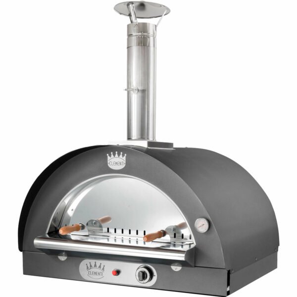 Family Gas Pizzaovn 80x60 cm. Antracit