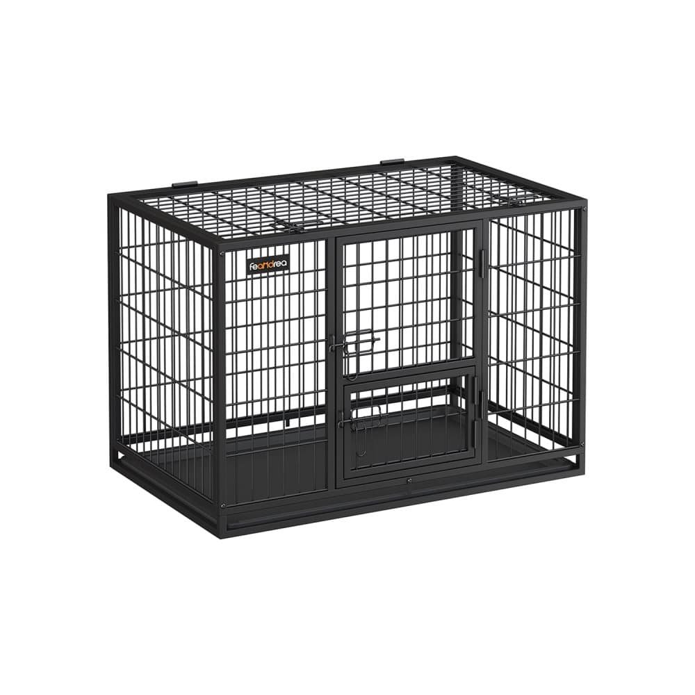 Hundebur, Feandrea, 107 x 70 x 74,9 cm, Sort.