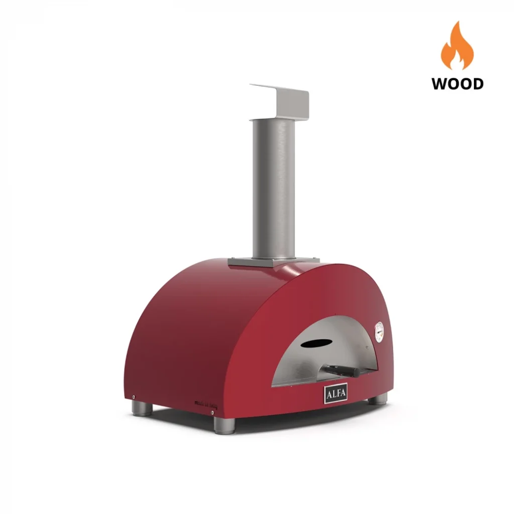 Moderno 1 Pizza Rød Brændefyret Pizzaovn