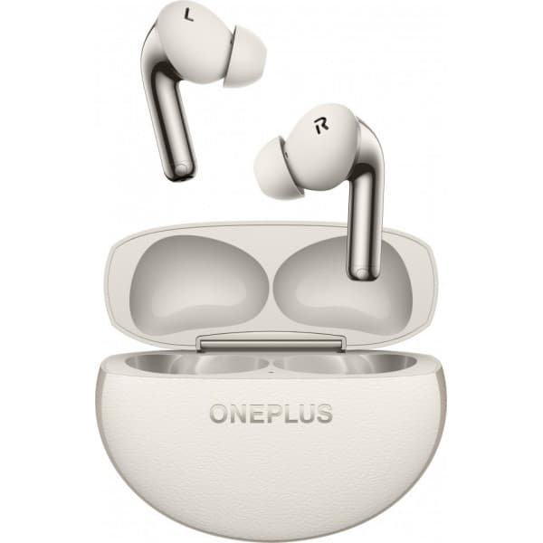 OnePlus Buds Pro 3 in-ear høretelefoner med aktiv støjreduktion, Lunar Radiance