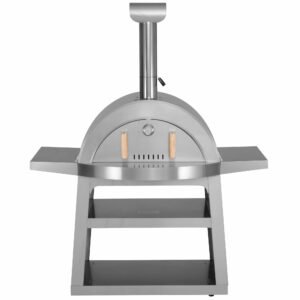 Pizzaovn Napoli, rustfrit stål