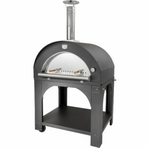 Pulcinella Brændefyret Pizzaovn 100x80 cm. Antracit
