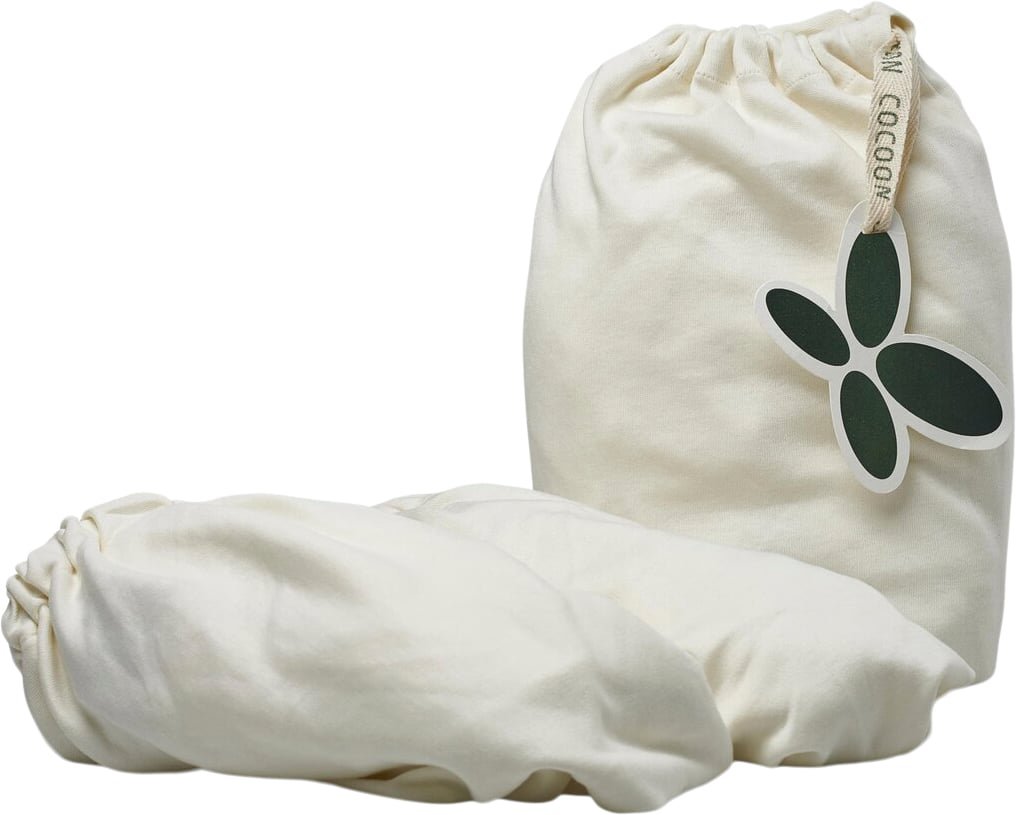 2 stk. Cocoon Økologisk Jersey Lagen, Barnevogn 37x96 cm