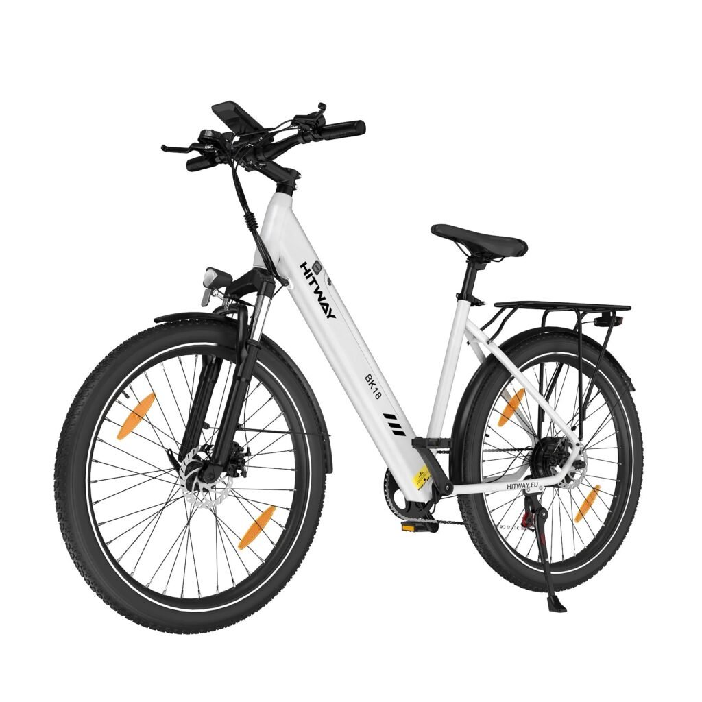 BK18 Elcykel (25 km/t) - Hvid