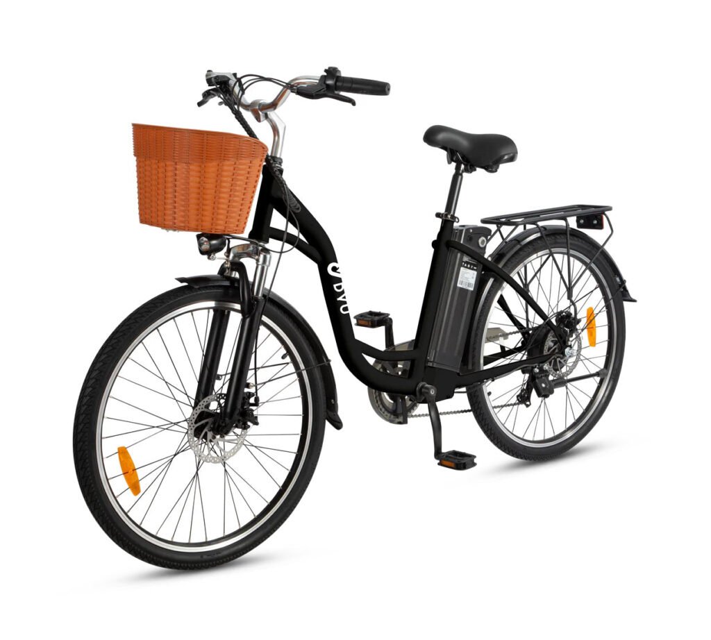 C6 Elcykel (25 km/t) - Sort