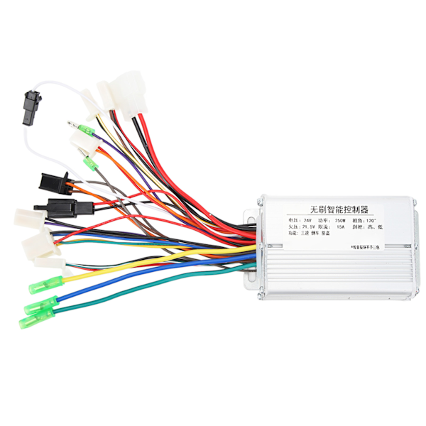 Cykel Brushless Controller Aluminium Legering 24V 250W Cykel Brushless Hastighedsregulator til Elcykel Scooter