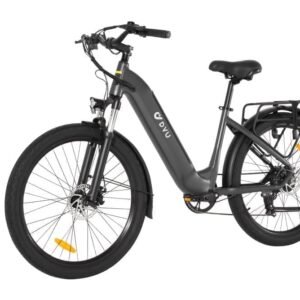 DYU C1 350 W højhastigheds elcykel - 65 km rækkevidde, 10 Ah aftageligt batteri, 26"x2,5" dæk - pendlercykel i aluminiumslegering