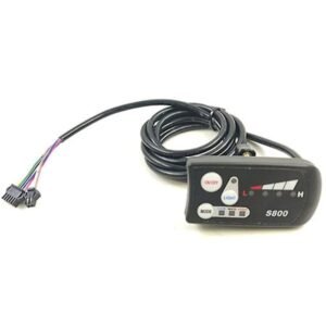 Elektrisk Cykel LED S800 Display 36v 48v Elcykel Intelligent Kontrolpanel Display Elektrisk