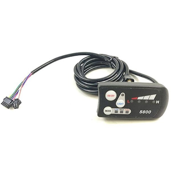 Elektrisk Cykel LED S800 Display 36v 48v Elcykel Intelligent Kontrolpanel Display Elektrisk