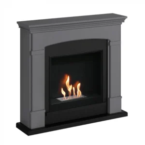 Hals Grå Biopejs kamin