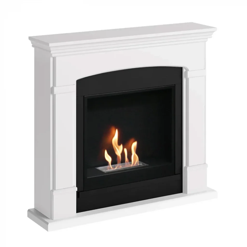 Hals Hvid Biopejs kamin