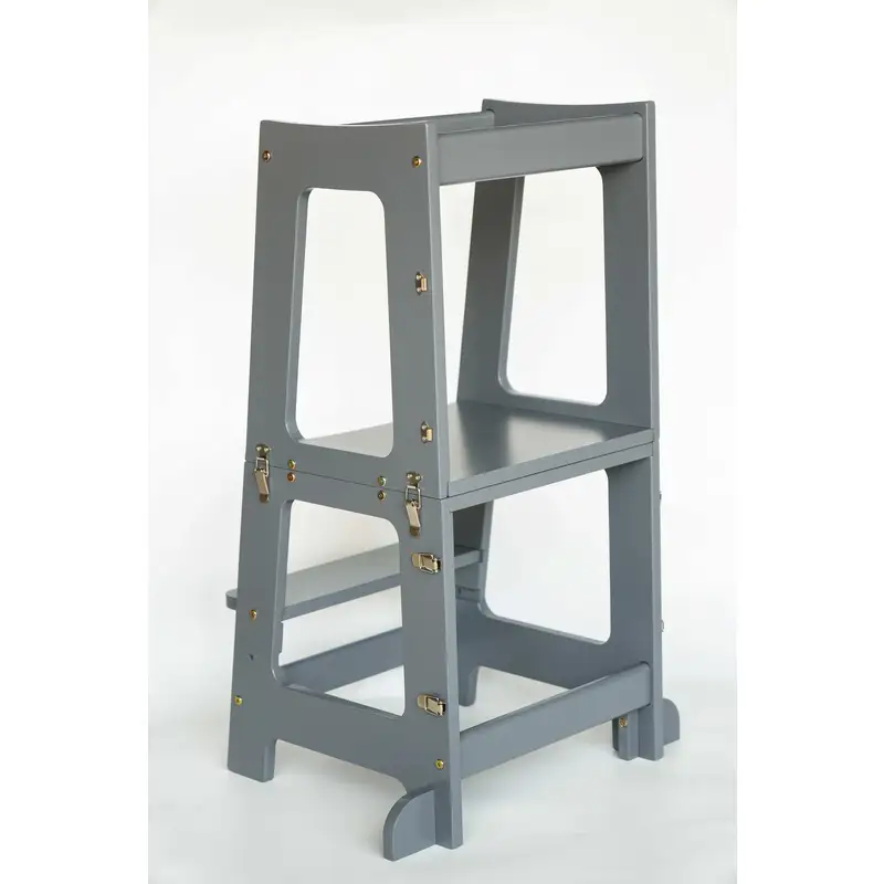 Hemmingsen Kids 3-i-1 Maya Læringstårn Grå