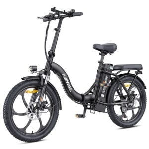 HillMiles MilePort 1, 20" Tykke Dæk Elcykel, 250W Motor, 100 KM Rækkevidde, 36V 13Ah Batteri, 25 KM/t, Jævn Og Komfortabel Tur For Byture