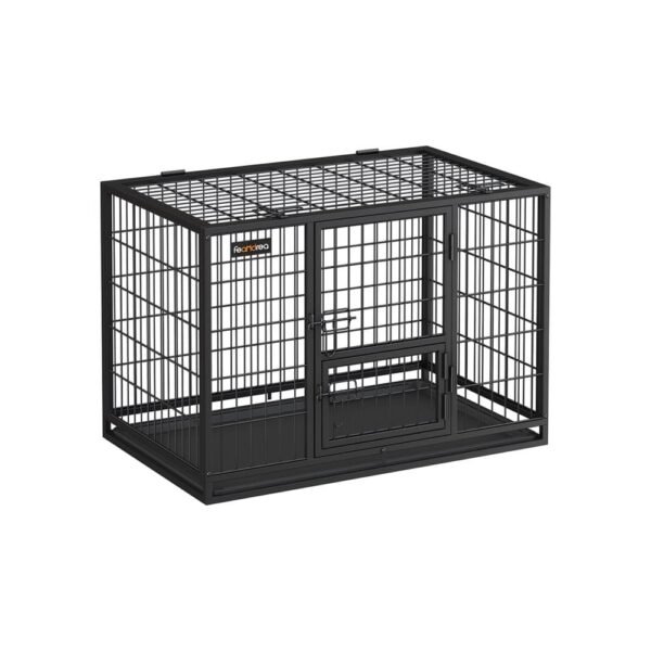 Hundebur, Feandrea, 107 x 70 x 74,9 cm, Sort.