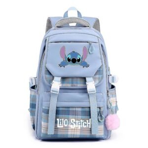 Interstellar Baby Stitch Grundskole Gymnasie Rygsæk Skoletaske til Mandlige og Kvindelige Studerende
