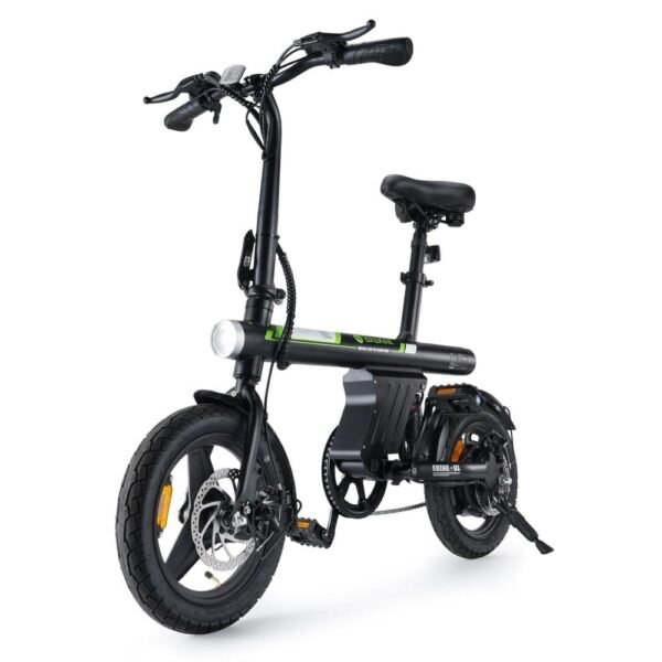 Isinwheel U1 500W elcykel - 40 km rækkevidde, 32 km/t hastighed, 14" dæk, foldbar, IPX4 vandtæt, 120 kg belastning
