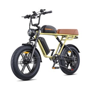 M1 Elcykel (25 km/t) - Gul / Dual battery