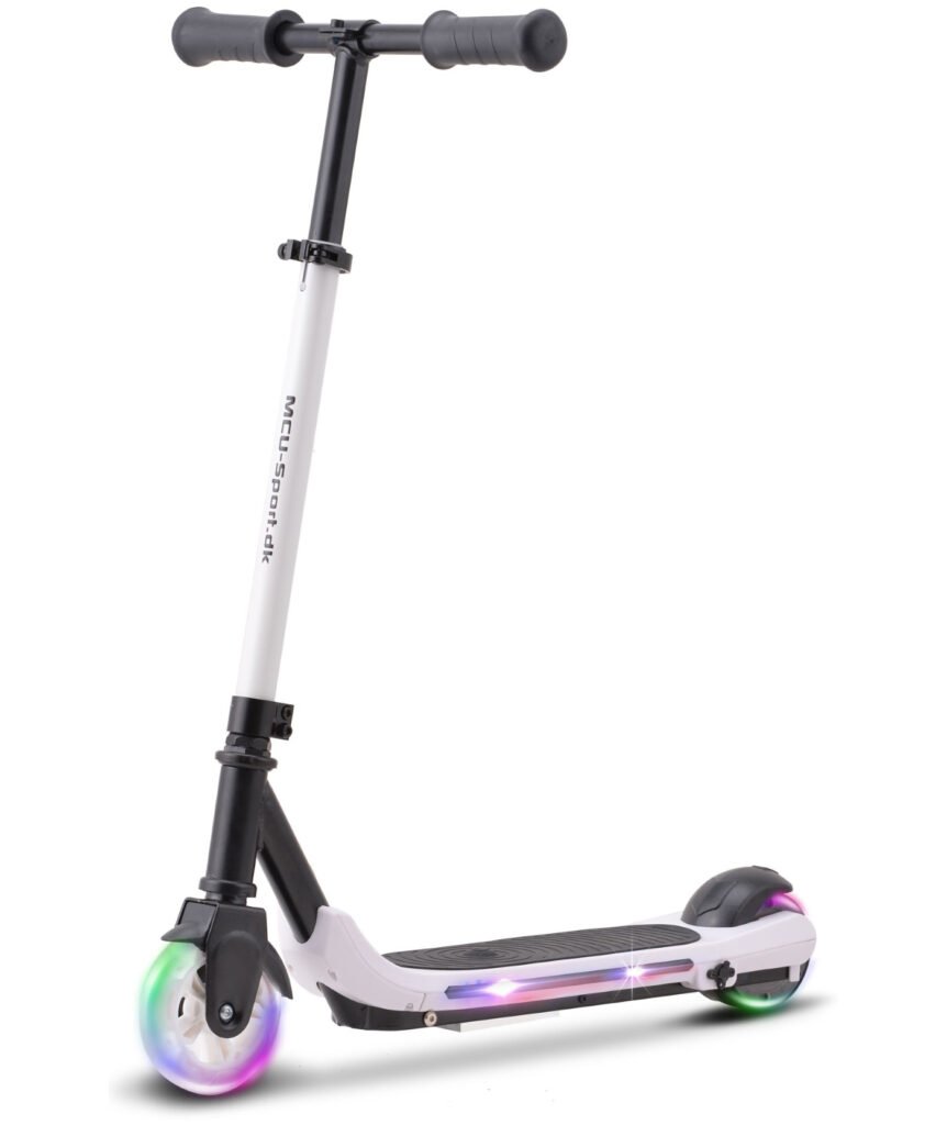 MCU-Sport EL Løbehjul LED 21.6V, Hvid