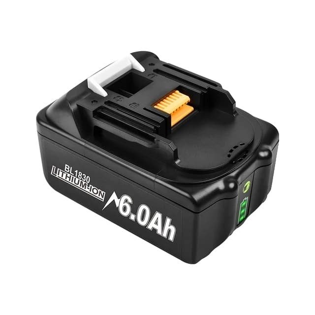 Makita 18V Batteri, 6Ah Kapacitet, Lithium-Ion Teknologi, 60Ah