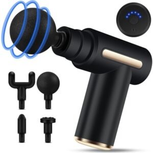 Massagepistol Mini, Muskelmassager Bærbar 35DB Ultra Stille med