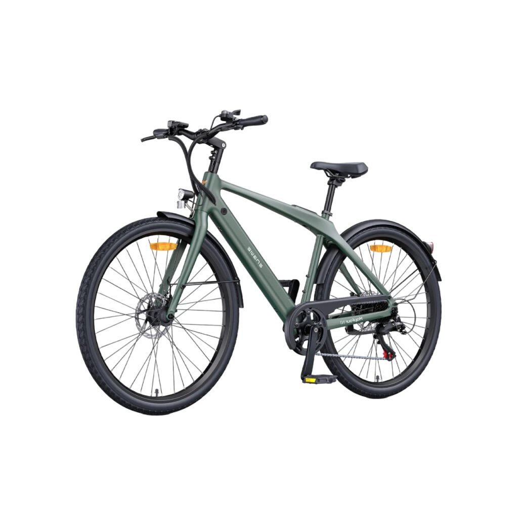 N1 Air Elcykel (25 km/t) - Grøn / Høj indstigning