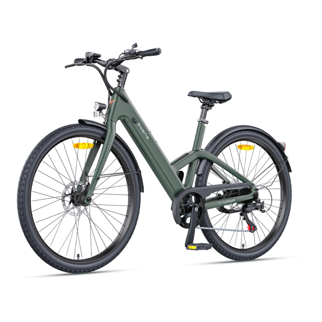 N1 Air Elcykel (25 km/t) - Grøn / Lav indstigning