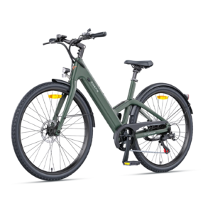 N1 Air Elcykel (25 km/t) - Grøn / Lav indstigning