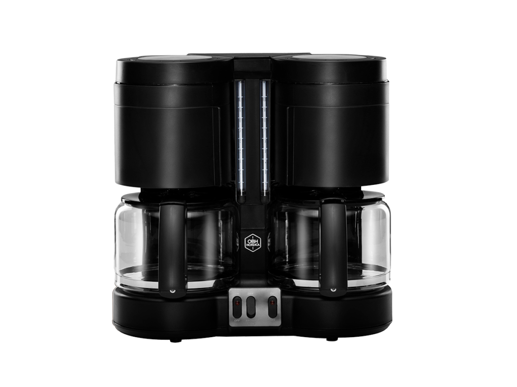 OBH NORDICA Duo Tech 2 Kaffemaskiner i 1 Sort 20 kopper OP8508S0