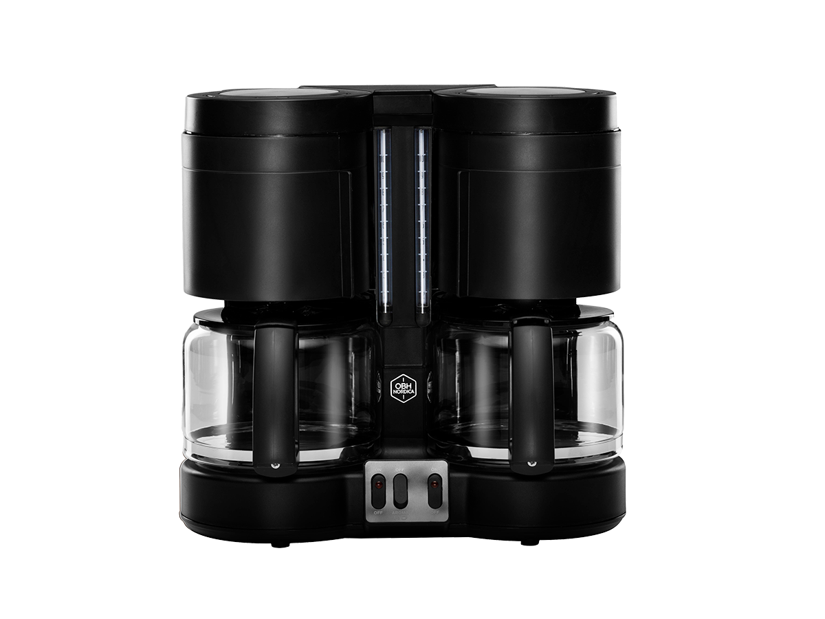 OBH NORDICA Duo Tech 2 Kaffemaskiner i 1 Sort 20 kopper OP8508S0