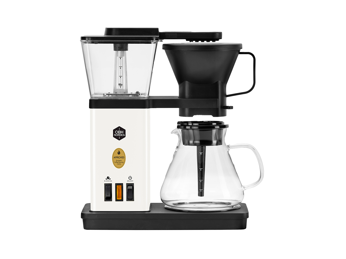 OBH Nordica Blooming Kaffemaskine Hvid 10 kopper 2413
