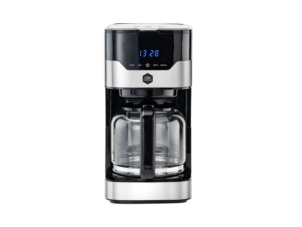 OBH Nordica Timer Aroma Kaffemaskine Sort Sølv Timerfunktion 2330