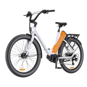 P275 ST Elcykel (25 km/t) - Hvid/orange