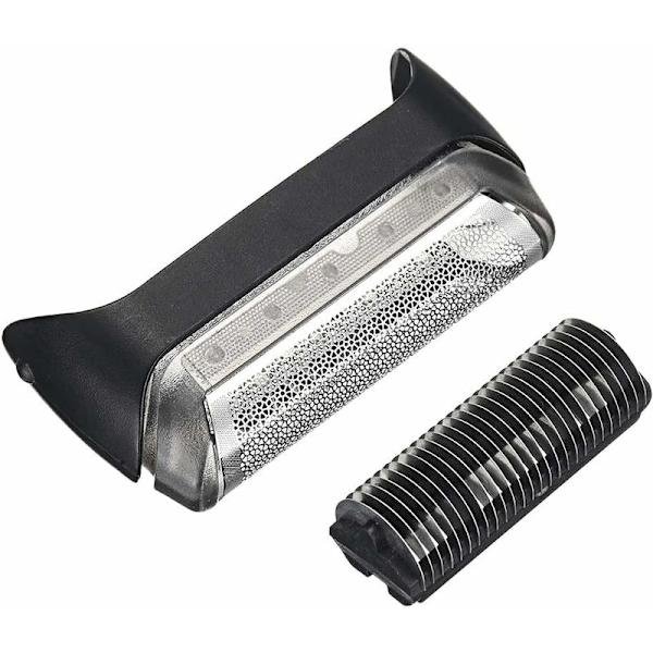 Reservedele til barbermaskine, barberhoveder kompatibel med BRAUN 10B Serie 1 190 180 170, 10B/20B Reservedele til barbermaskine Cutterhoved Sort til barbermaskine