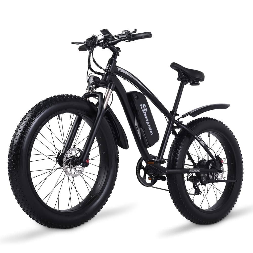 Shengmilo MX02S elcykel 1000W motor 48V17Ah batteri - Shimano 7-trins, 45 km / t, 70 km rækkevidde